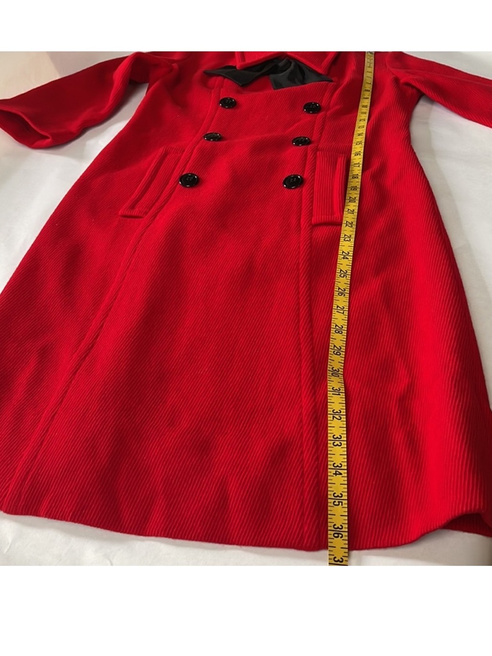 Women's Red Double-Breasted dress